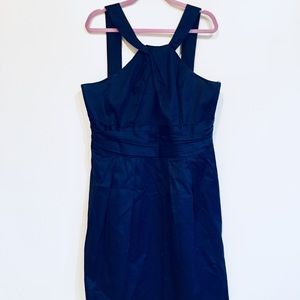 David's Bridal Bridesmaid Dress. Navy